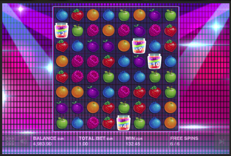 If you are lucky you can win big when more Jar symbols show up and raise the multiplier after each winning
