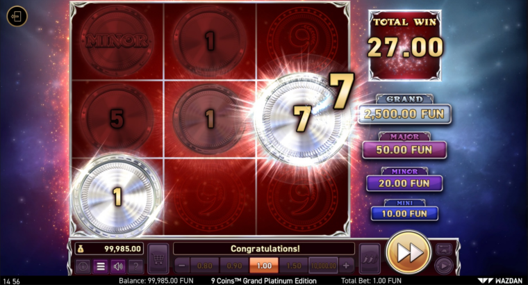 Main feature of the game - Hold The Jackpot Bonus