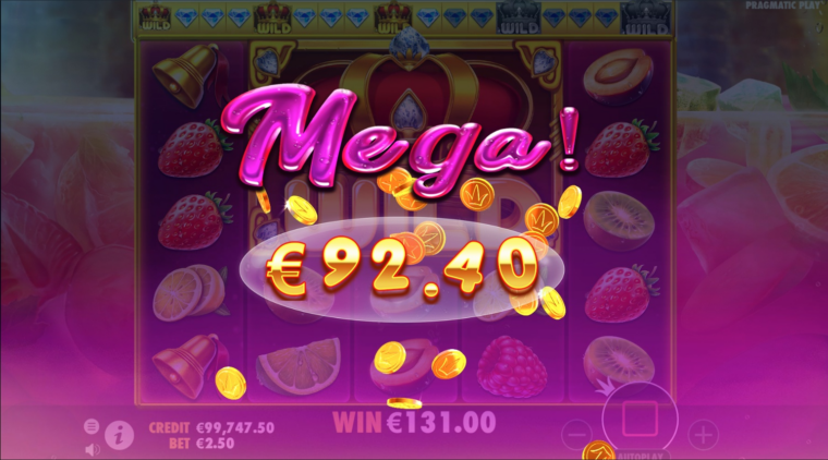Mega win in the free spins bonus