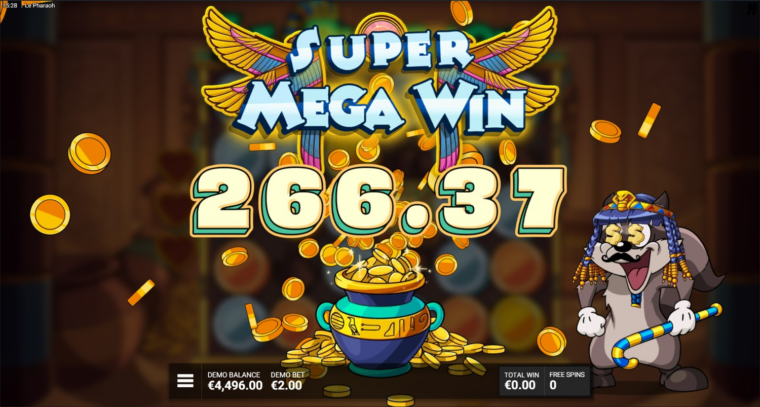 Mega win in the Free Spins feature