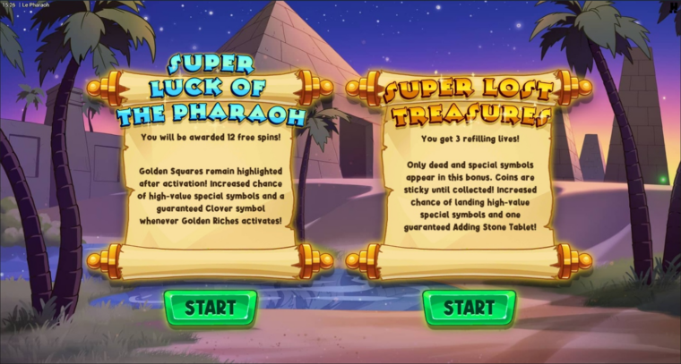 Player choose between classic Free Spins and Sticky Re-Spins