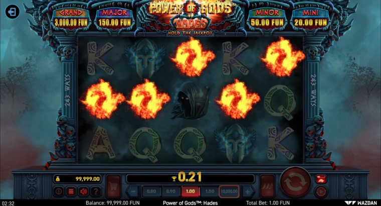 Win in the Power of Gods: Hades slot machine