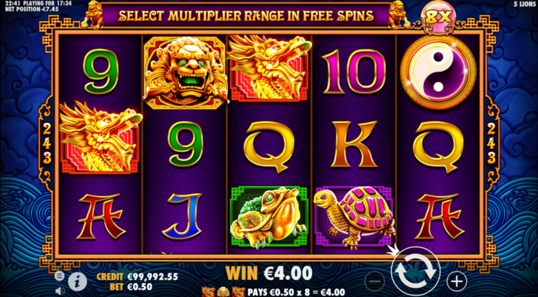 Win with the x8 multiplier